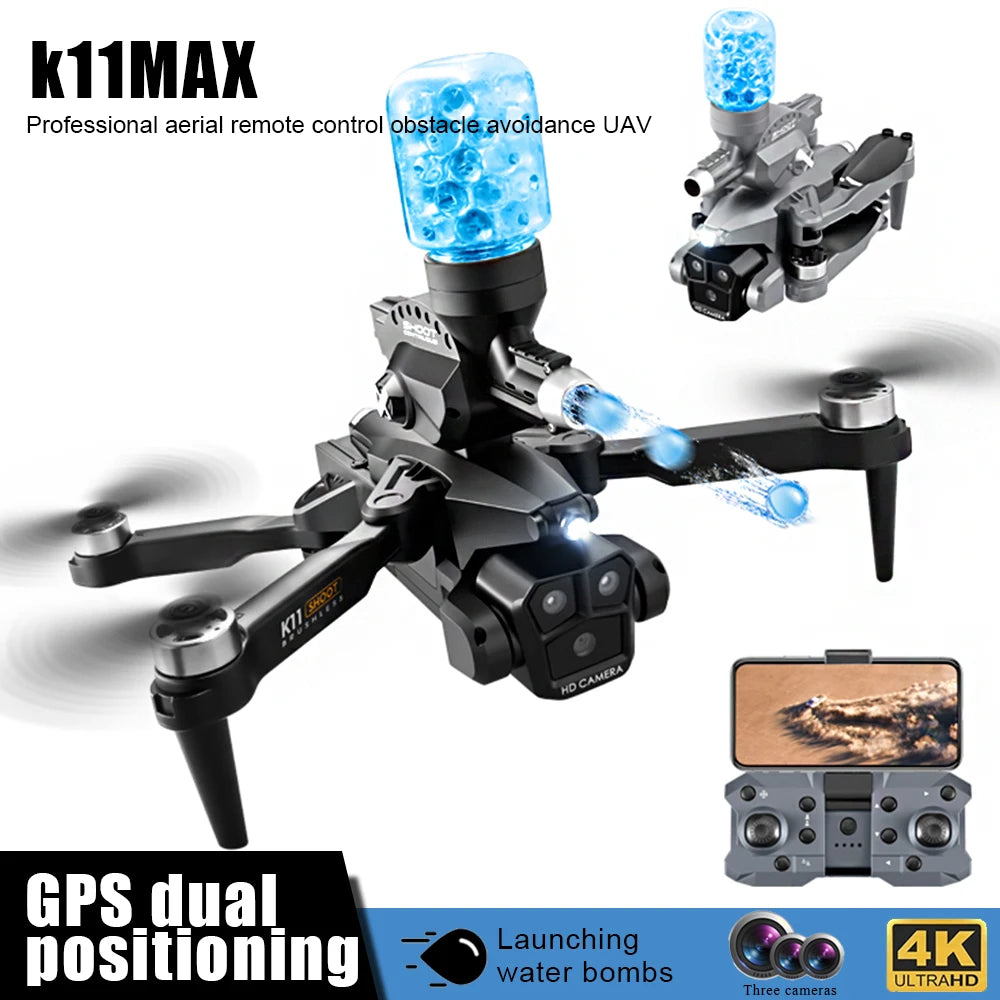 HydroDrone 8K TRIPLE CÁMARA